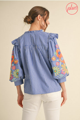 Mita Flower & Stripes