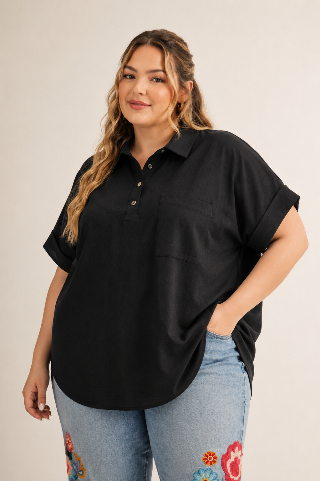 Rachel Black Blouse