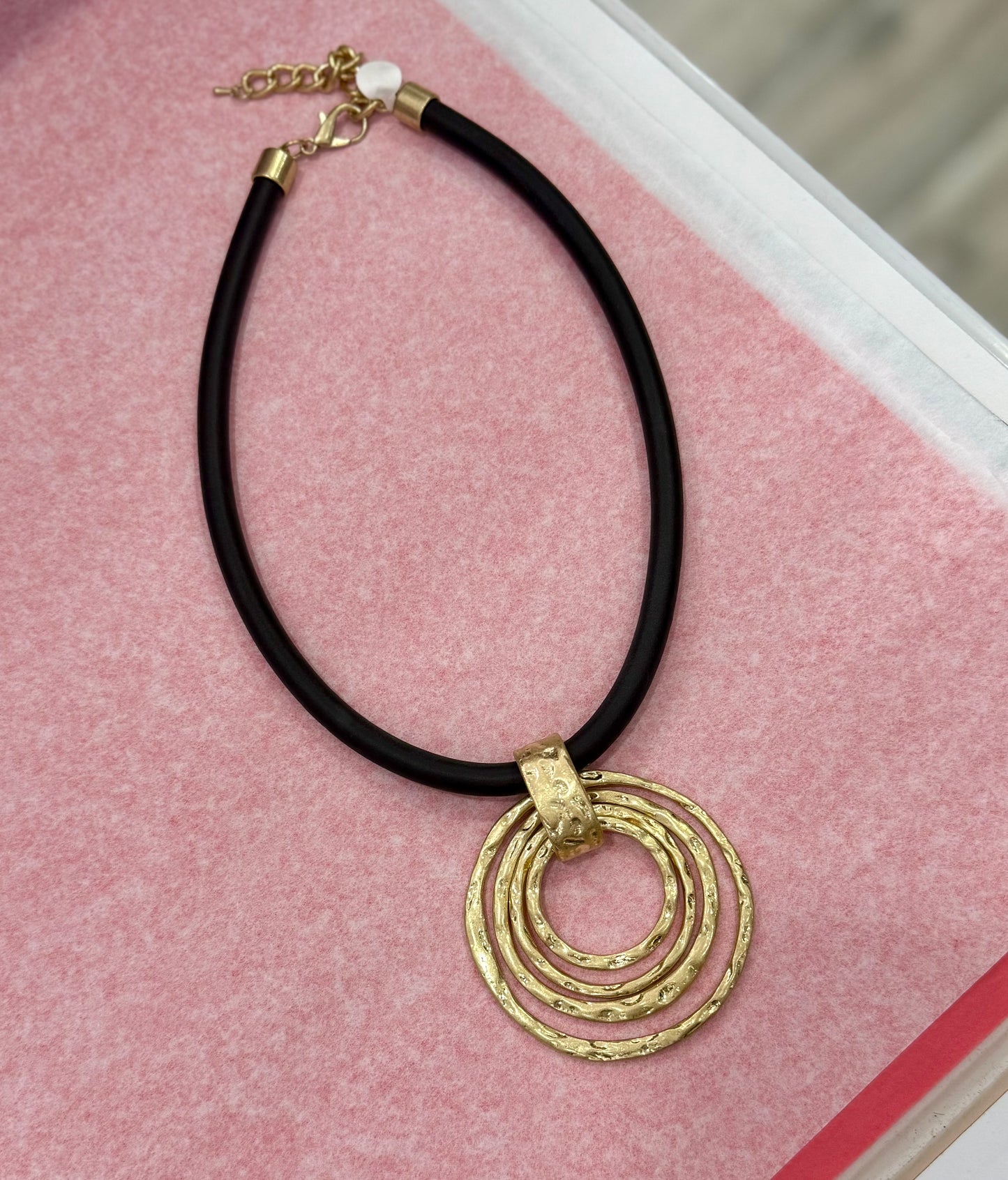Golden Circles Necklace