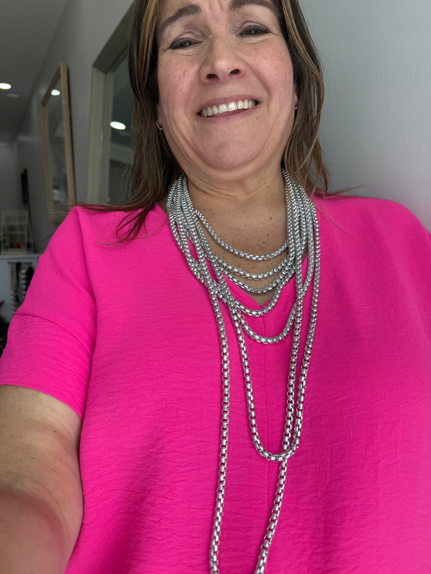 Lelis Silver Necklace