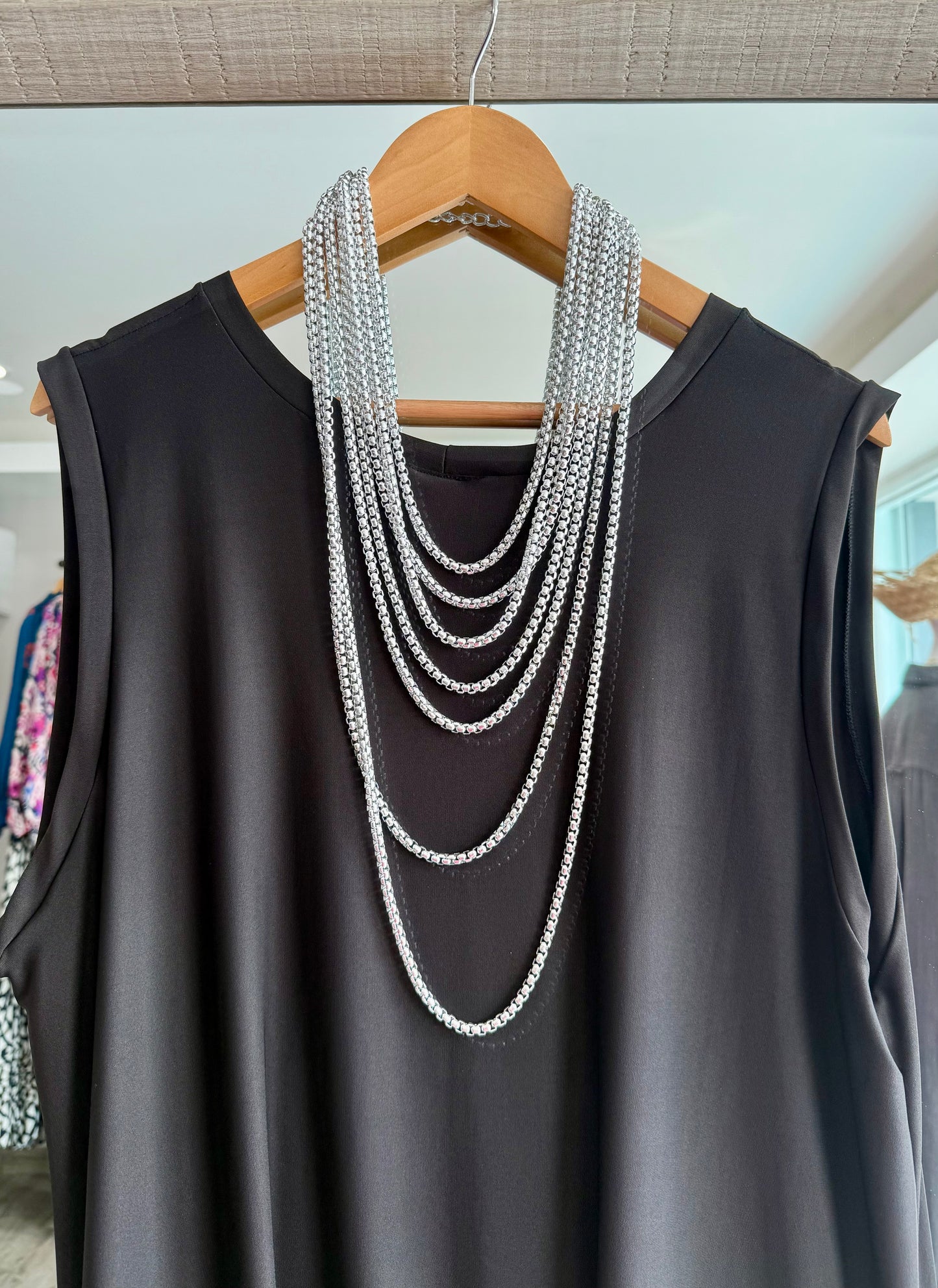 Lelis Silver Necklace