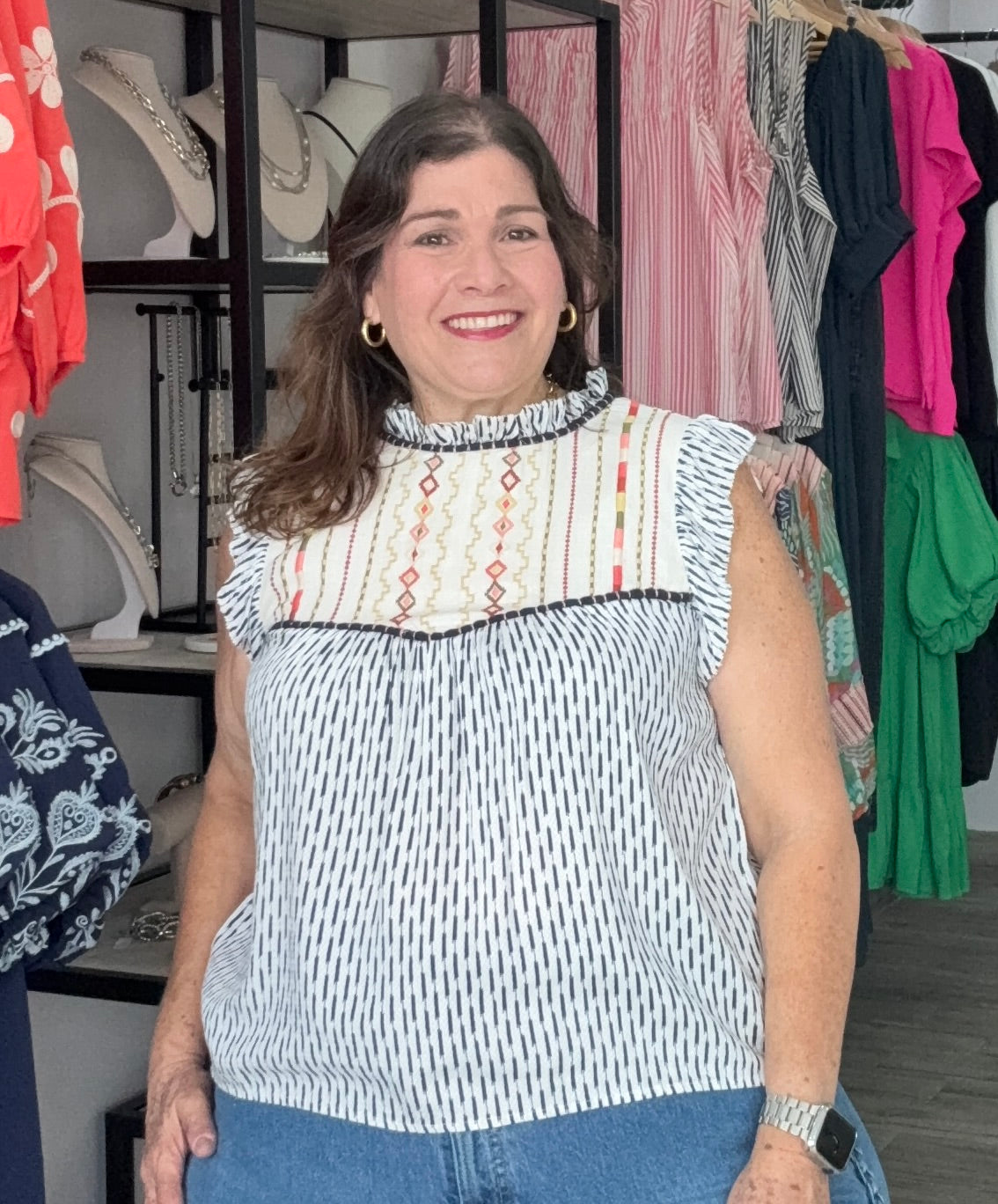 Karla Peasant Top
