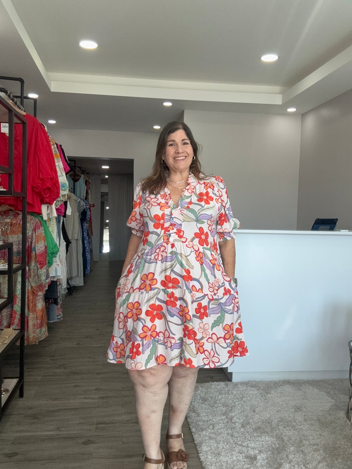 Getty Floral Dress