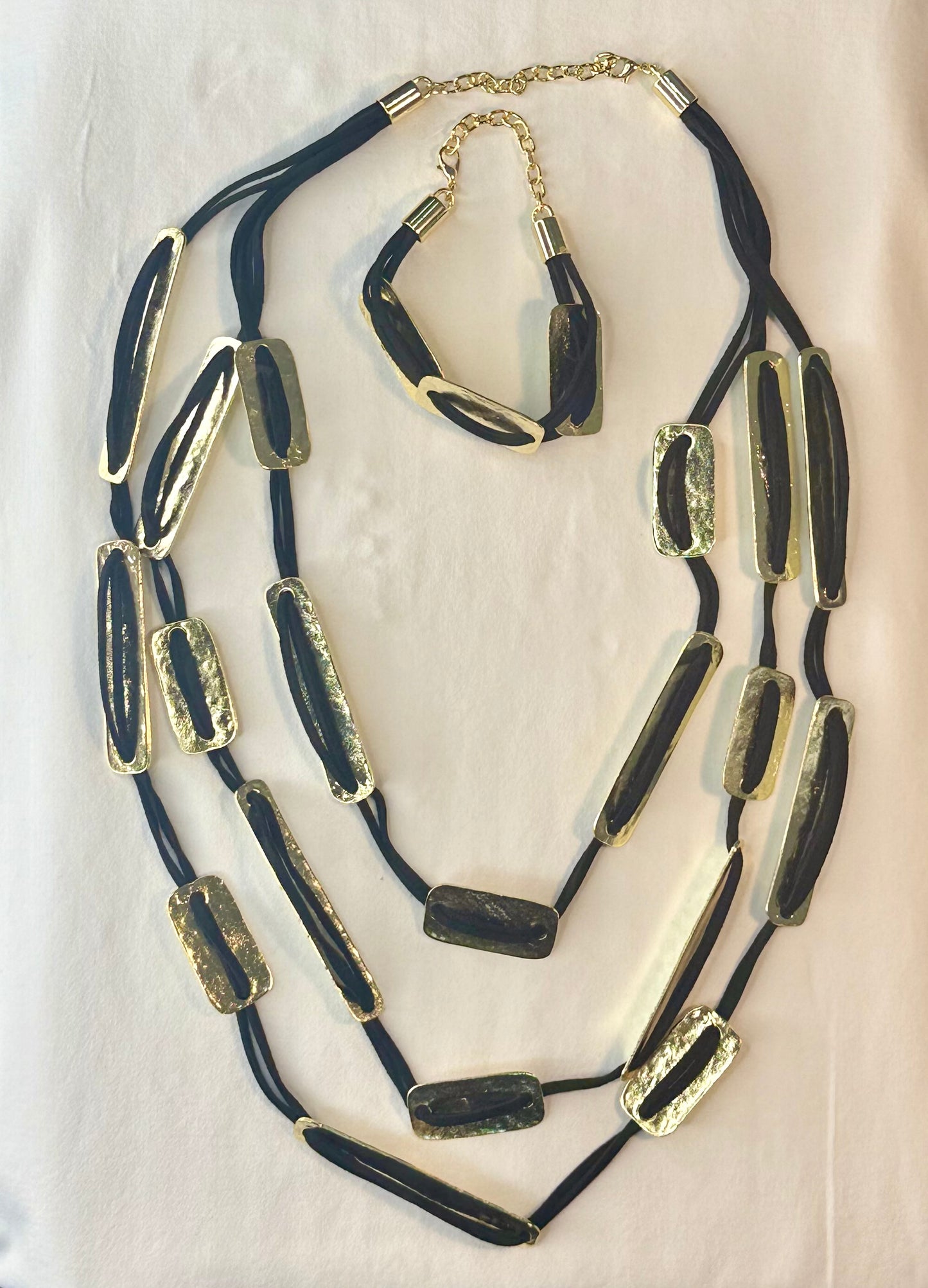 Gold Plaques Necklace