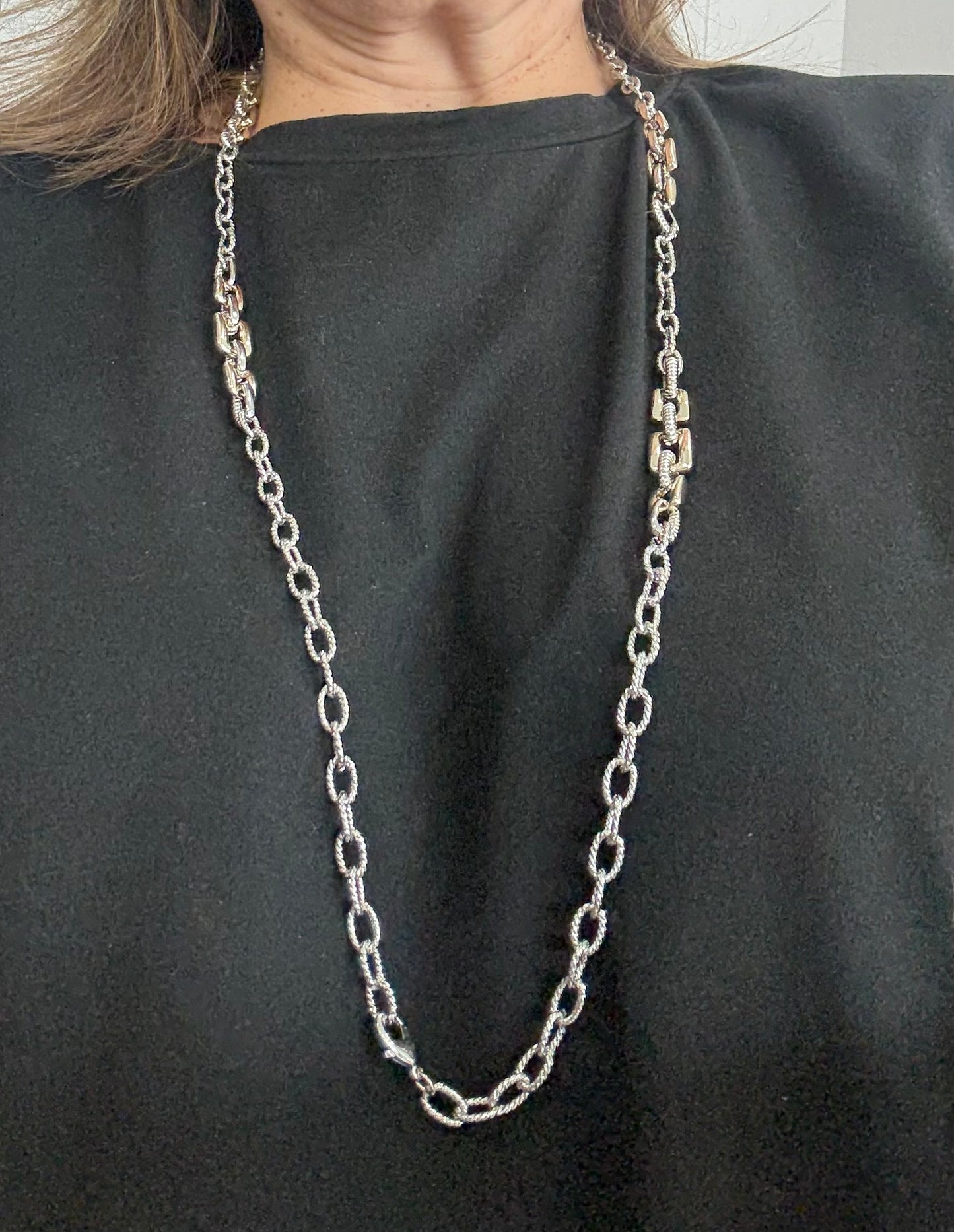 Malena Two Tone Necklace