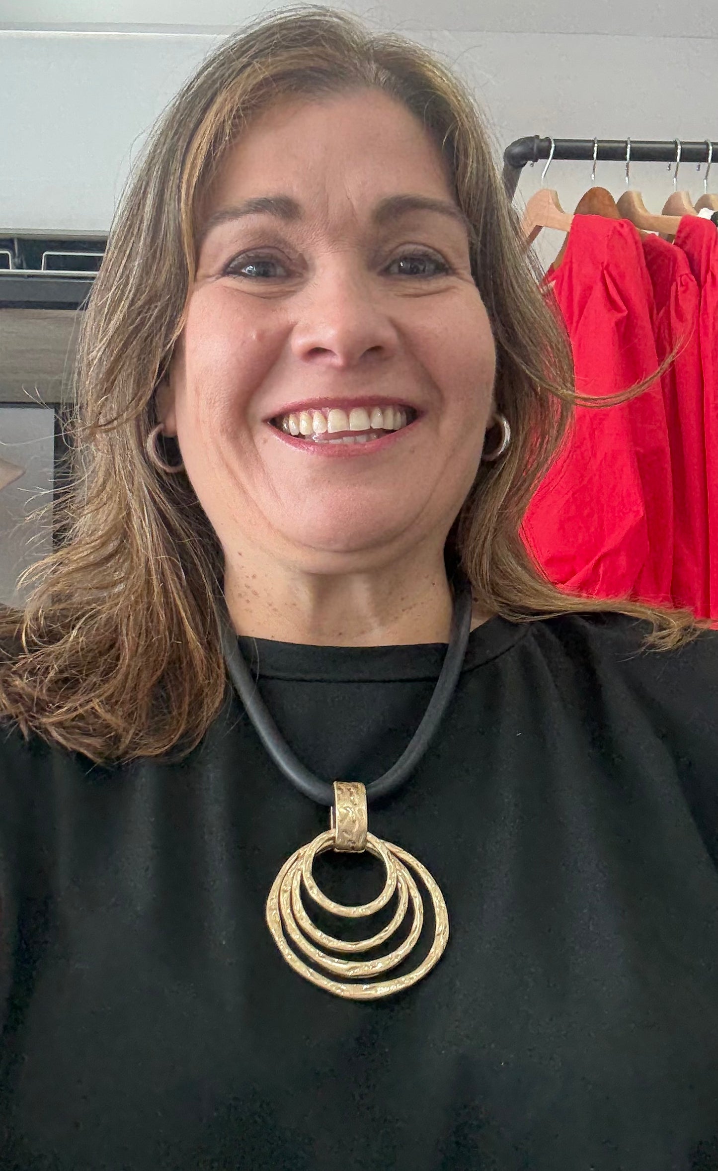 Golden Circles Necklace