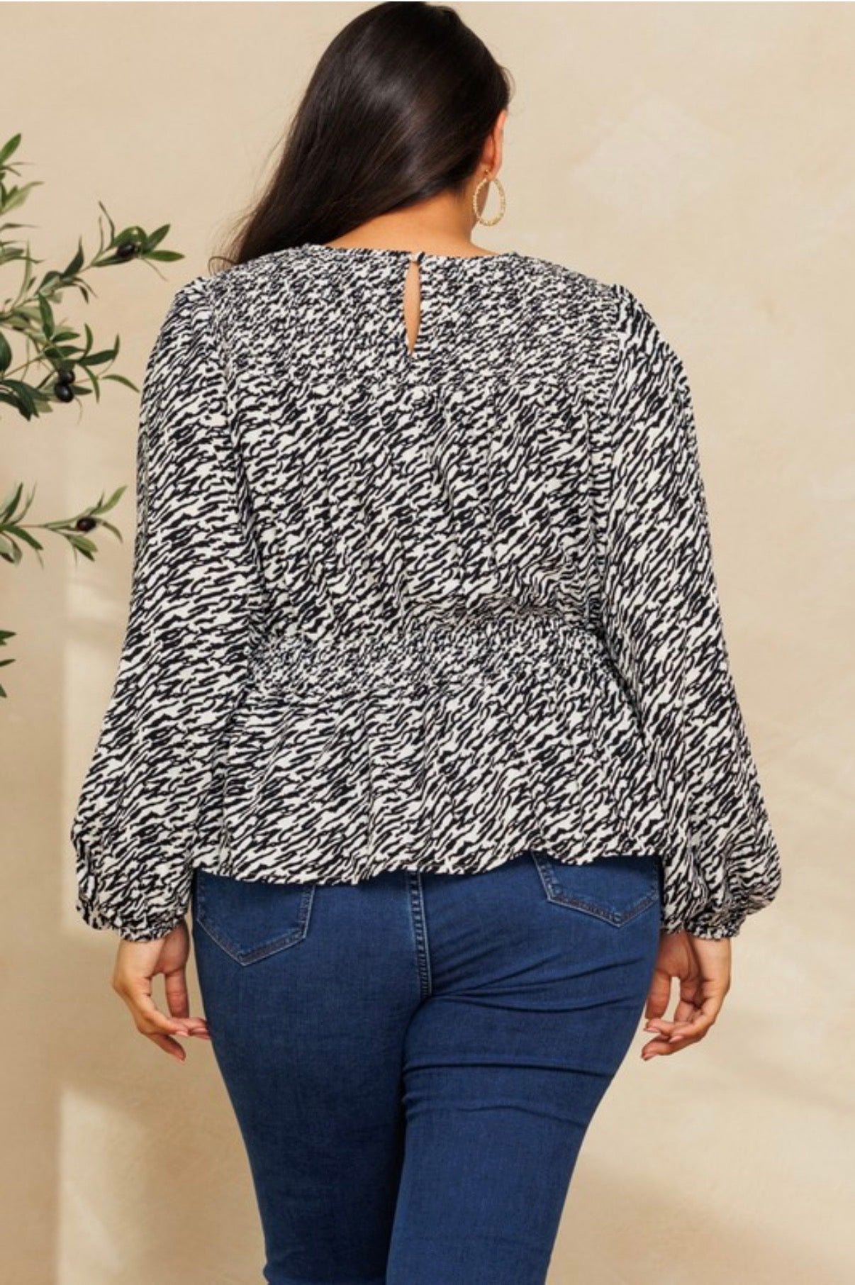 Tyra Peplum Blouse