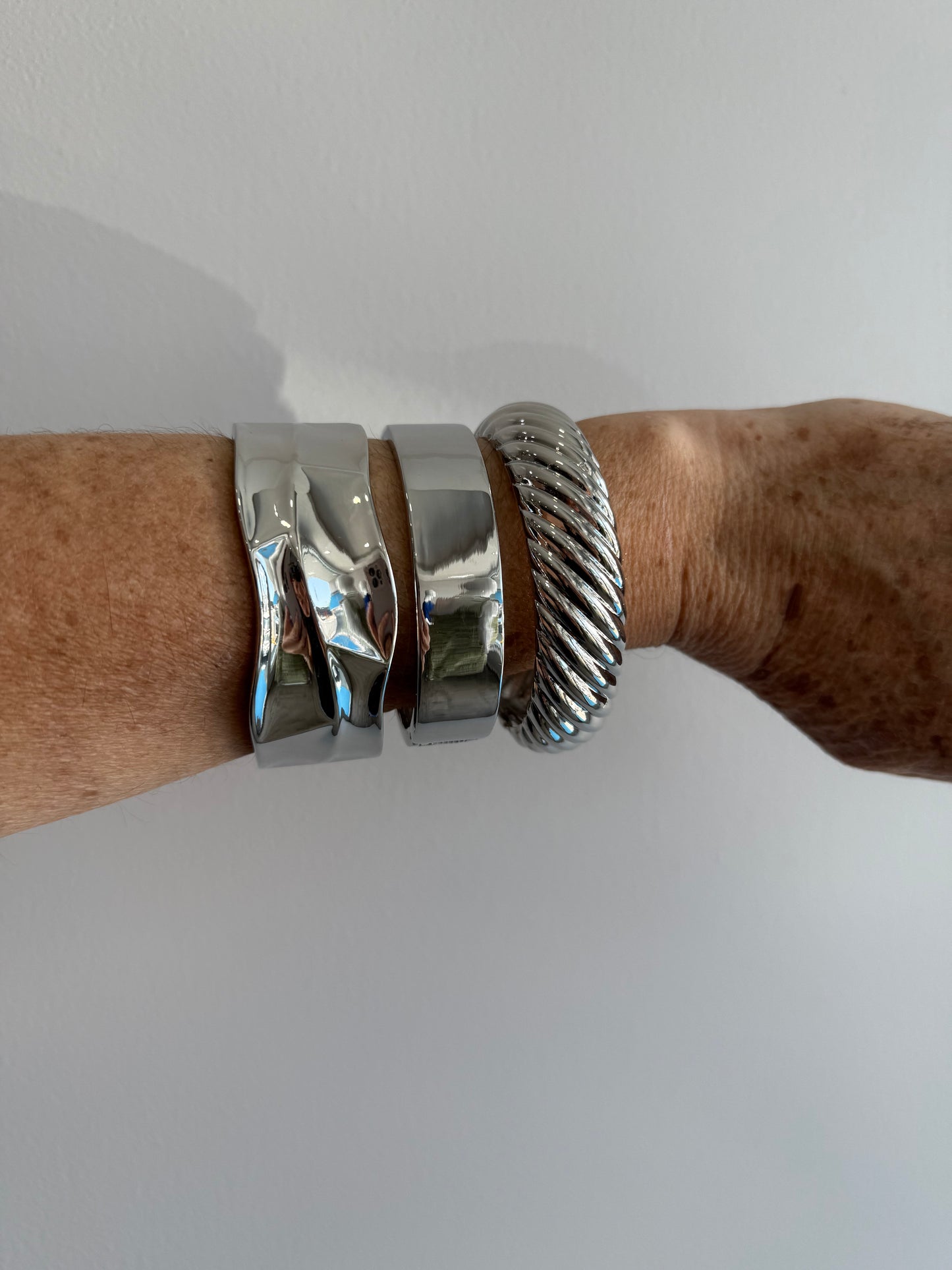 Silver cuffs