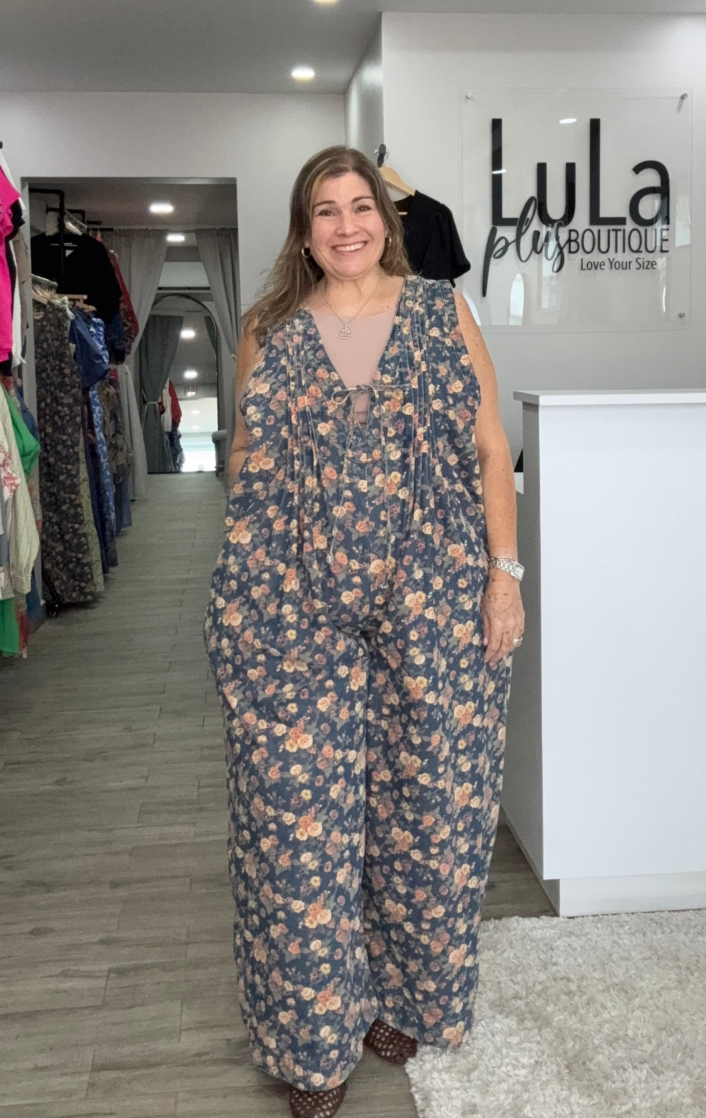 Ditsy Jumpsuit
