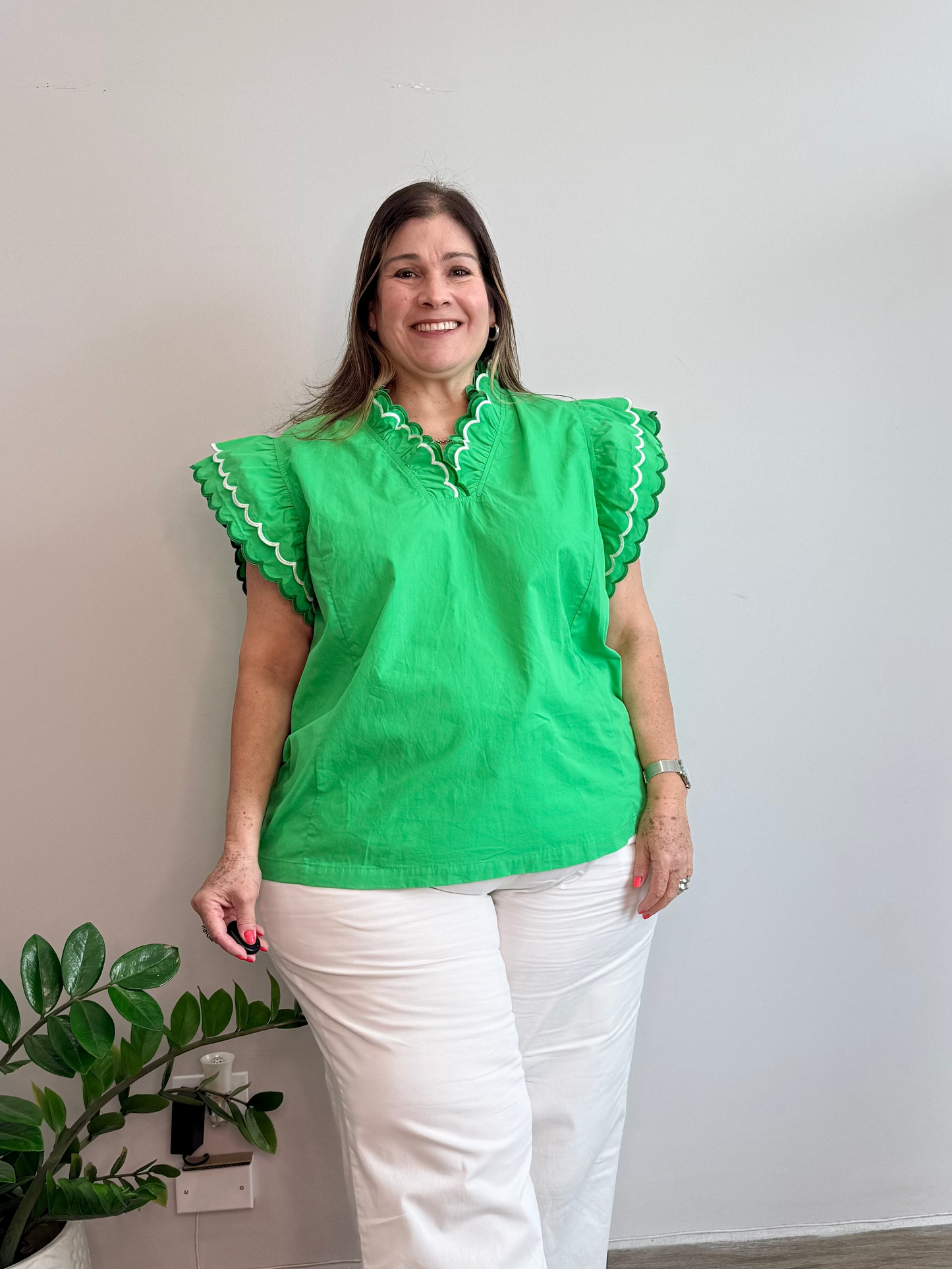 Adriana Green Top