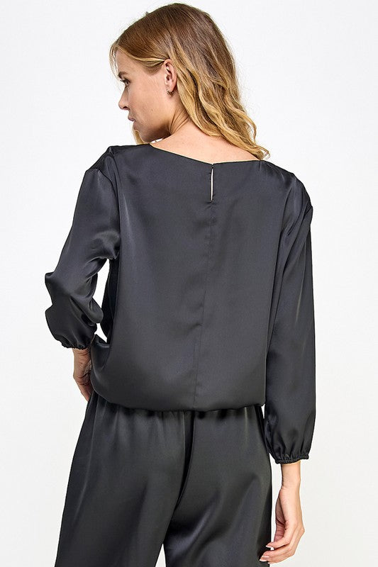 Lorie Satin Top
