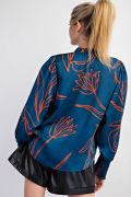 Marion Teal Blouse