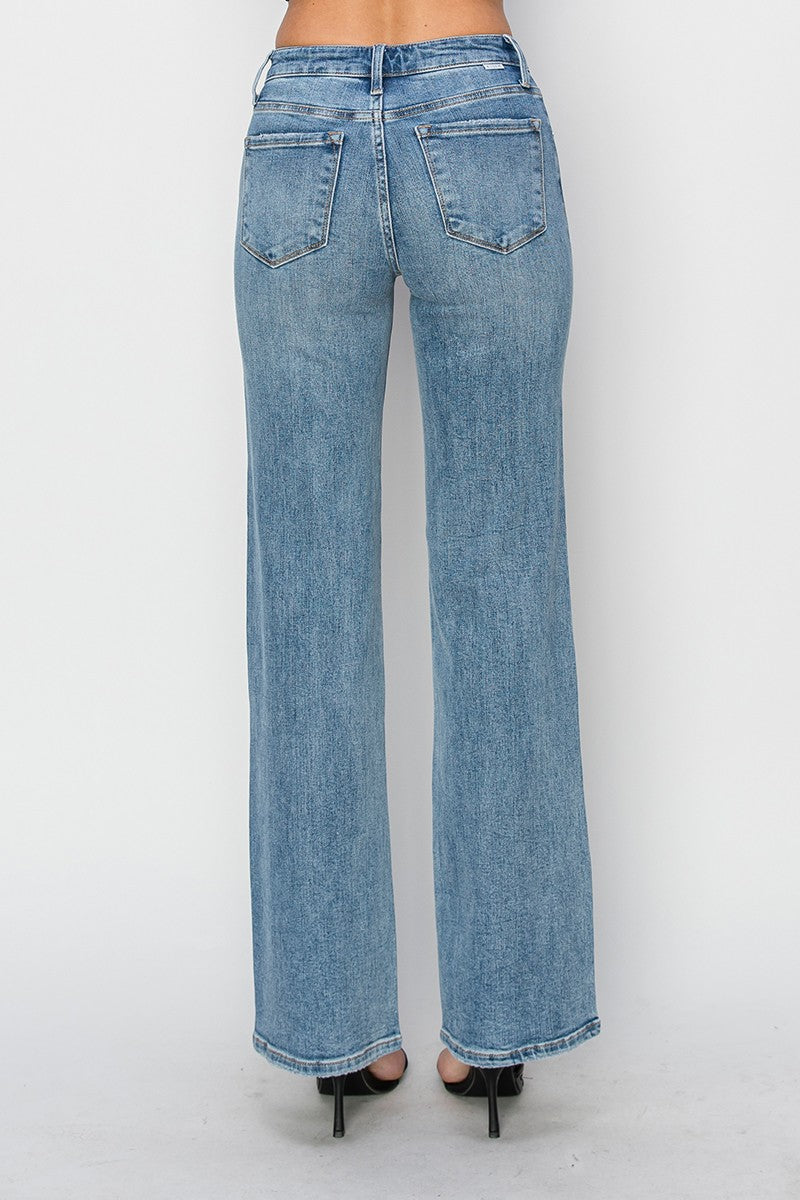 Piri Mid Rise Straight Jean