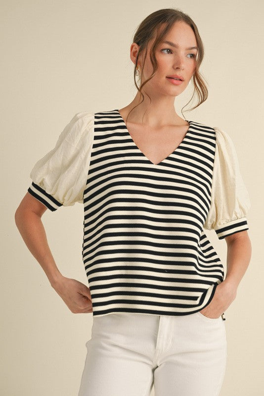 Sienna Striped Top
