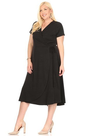 Ivy Faux Wrap Dress