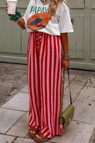 Striped Casual Pants