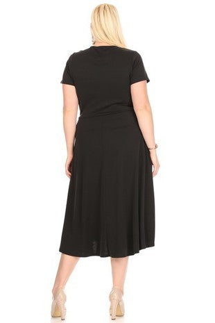 Ivy Faux Wrap Dress