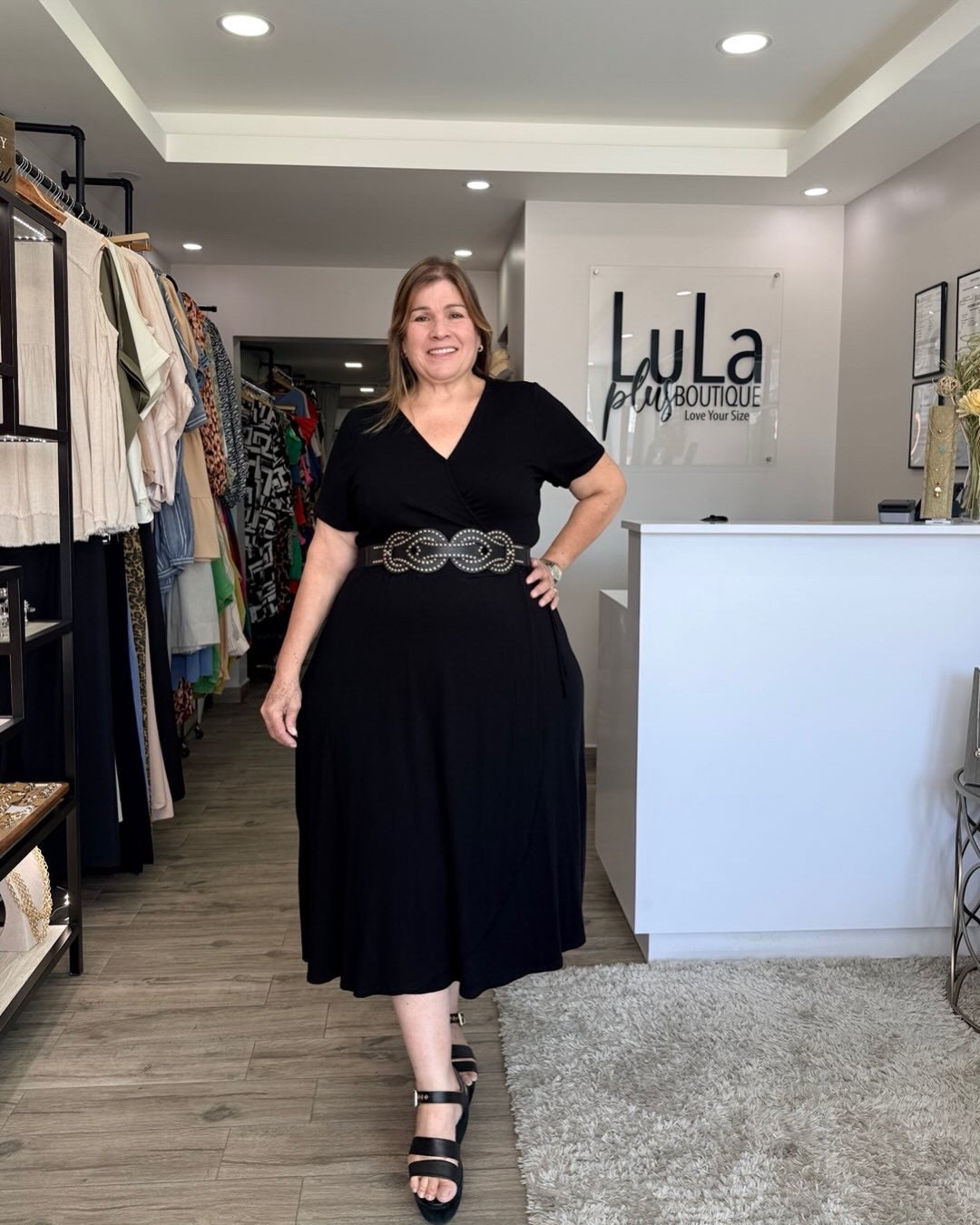Ivy Faux Wrap Dress