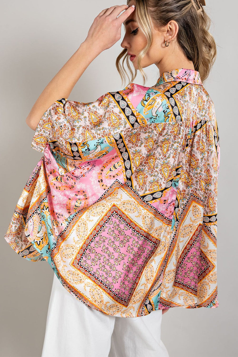 Bubble Pink Blouse