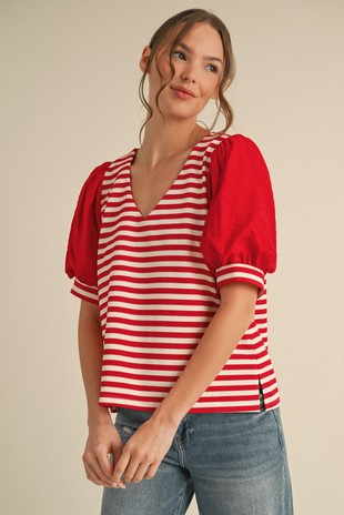 Maxi Stripped Top
