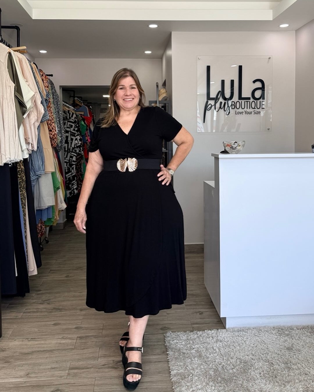 Ivy Faux Wrap Dress