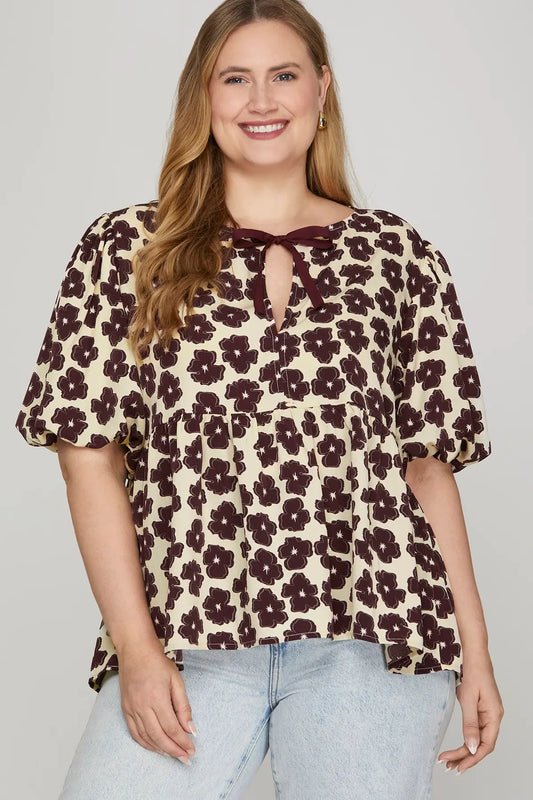 Alian Floral Top