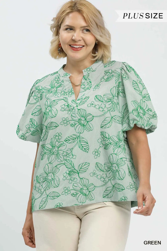 Courtney Green Blouse
