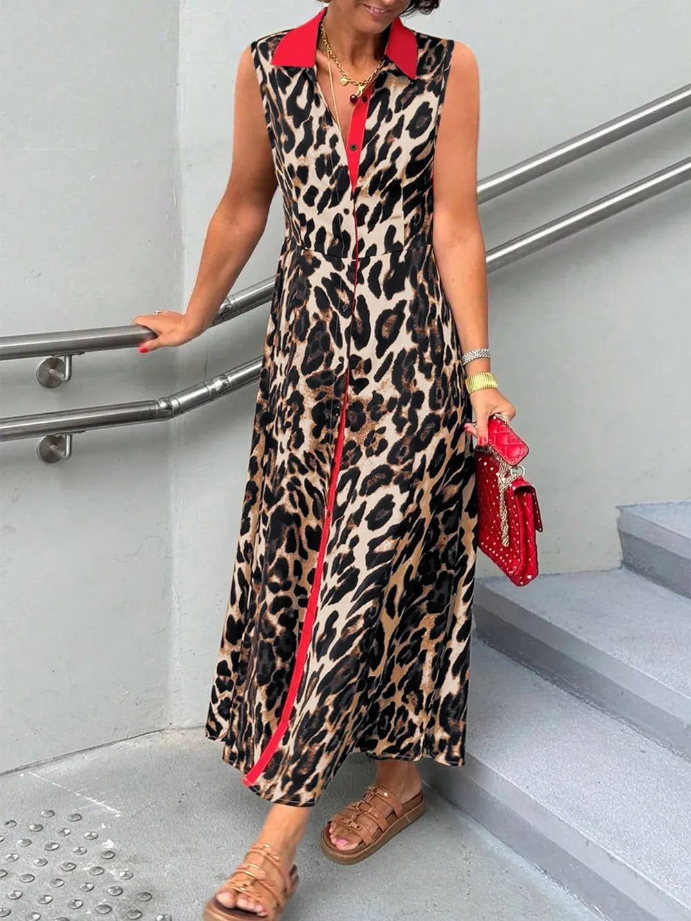 Leopard Print Maxi