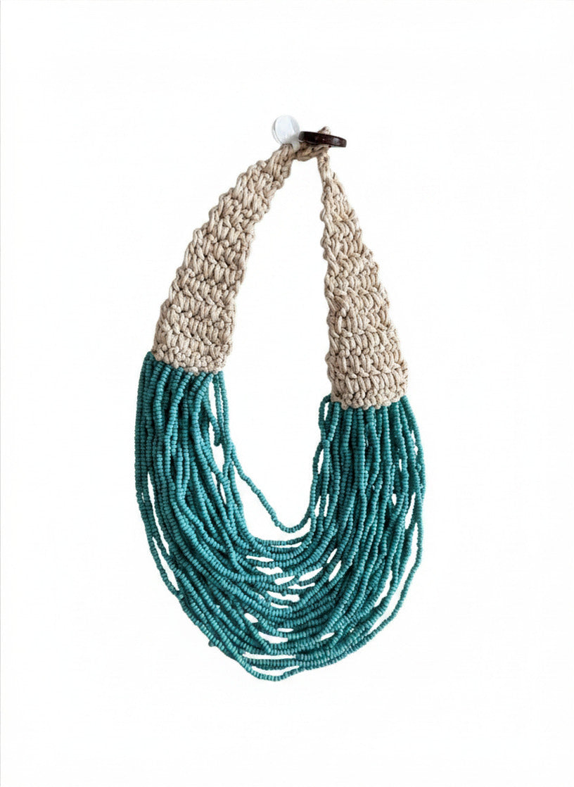 Summer Colors Beaded Necklace