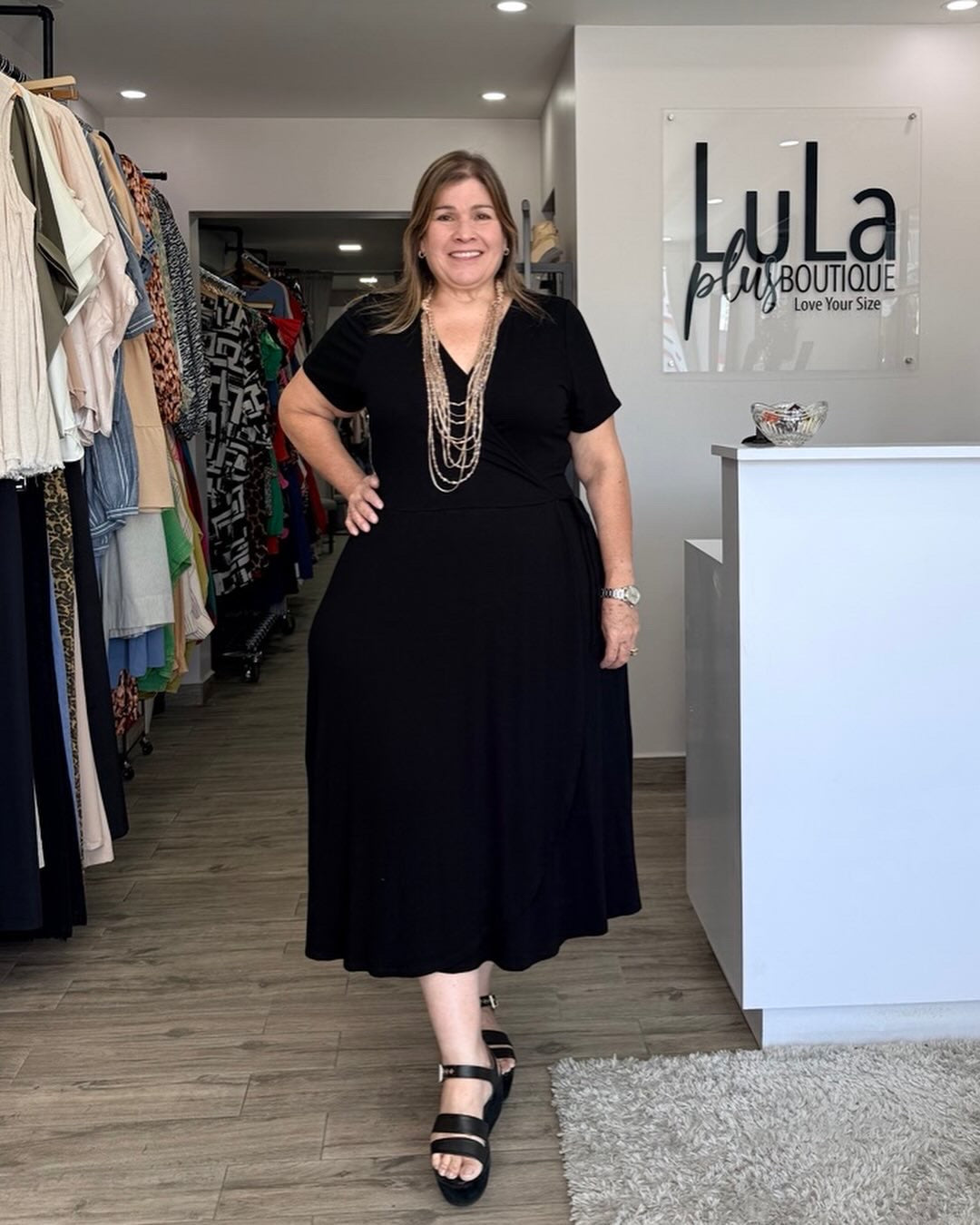 Ivy Faux Wrap Dress