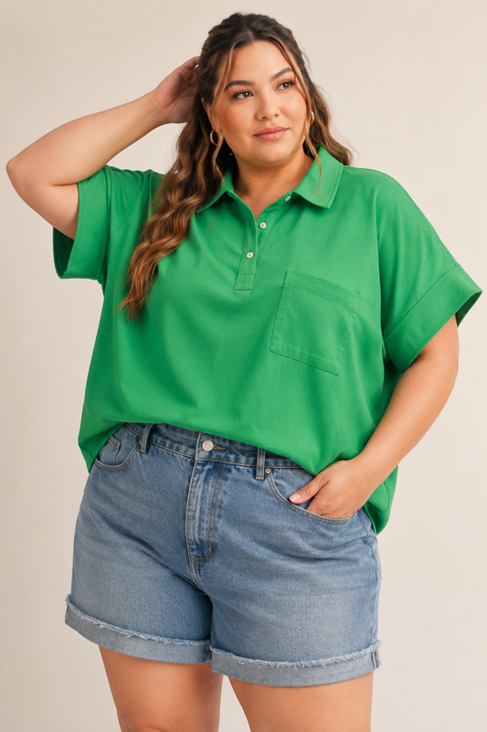 Brynn Green Blouse