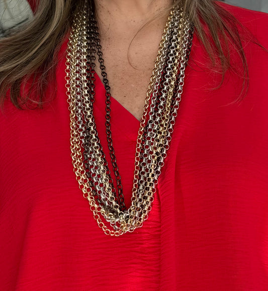 Rosa Multilayer Necklace