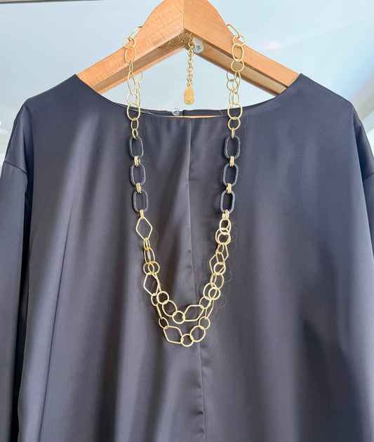 Black Detail Necklace