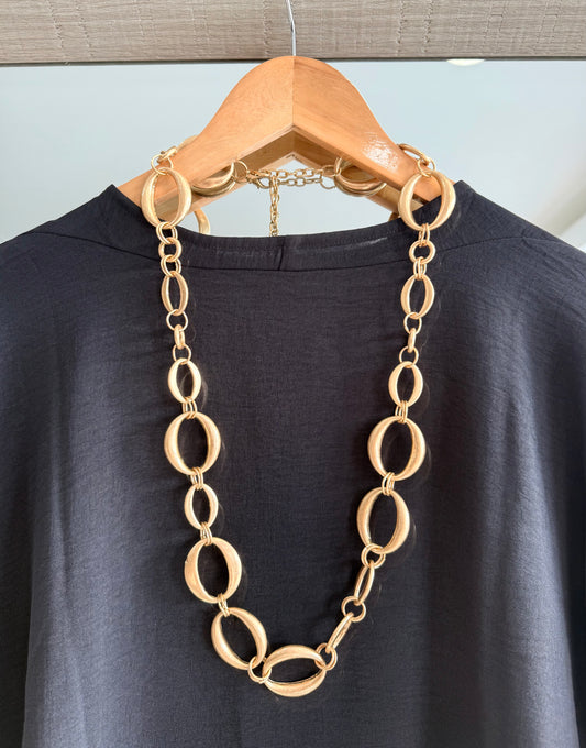 Ovals Long Necklace
