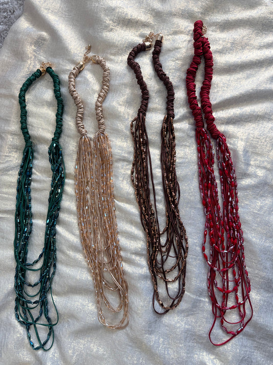 SA Beaded Long Necklace