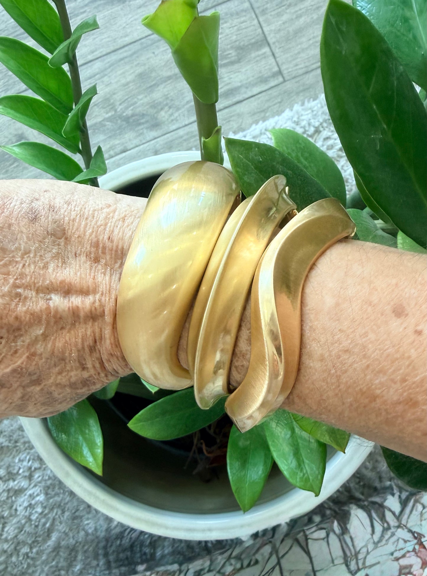Matte Golden Cuffs