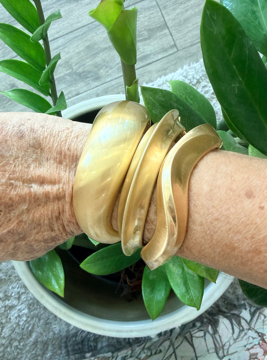 Matte Golden Cuffs