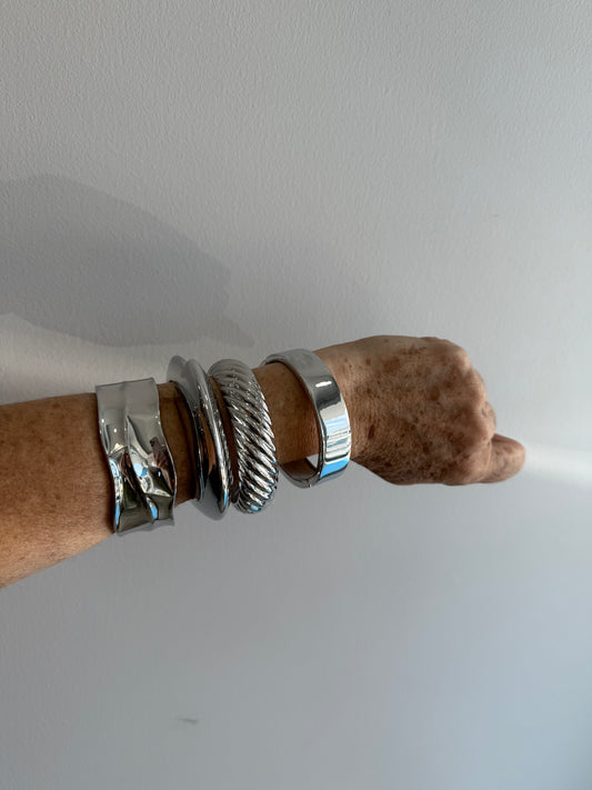 Silver cuffs