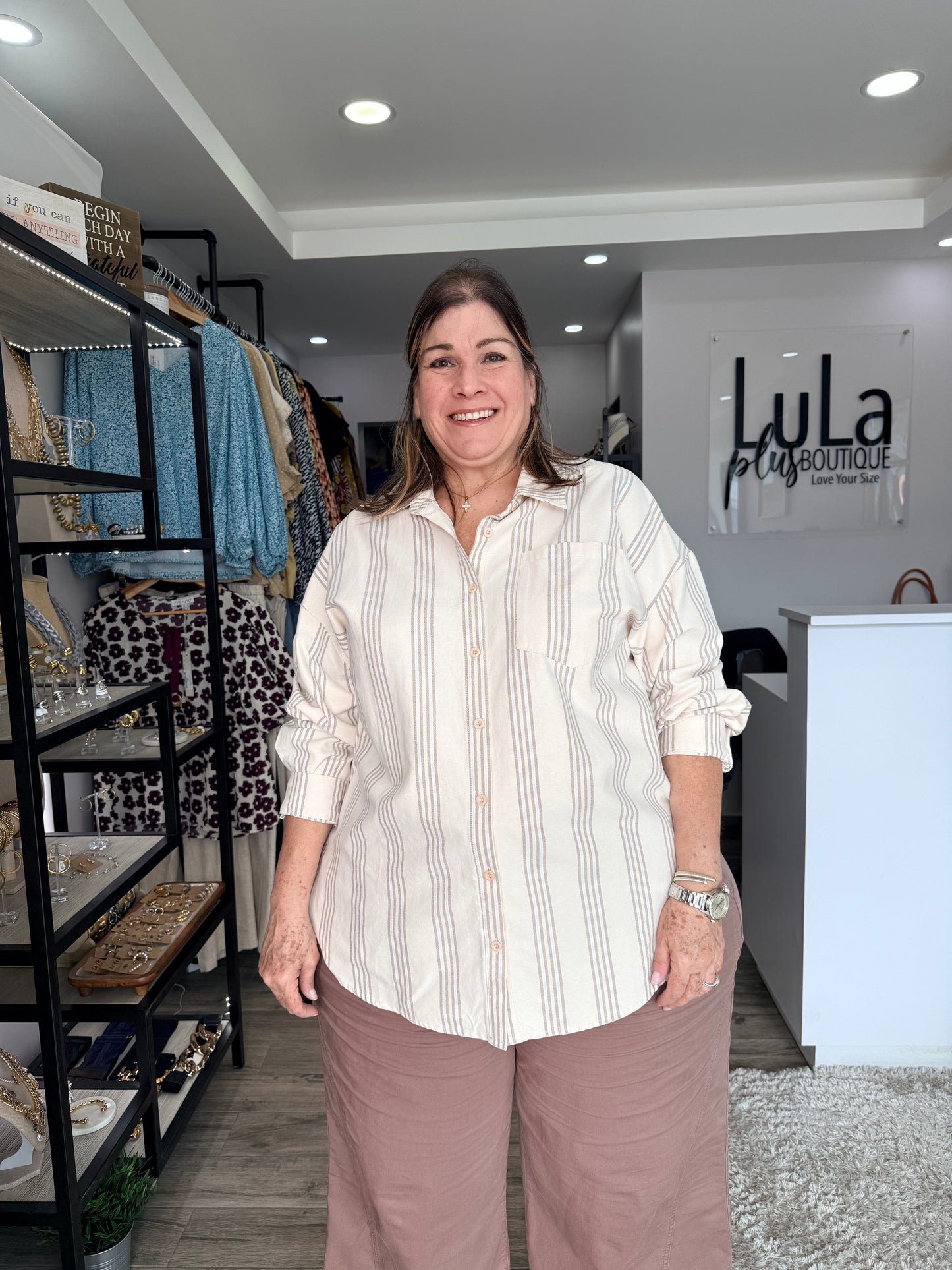 Sofia Button Down Top