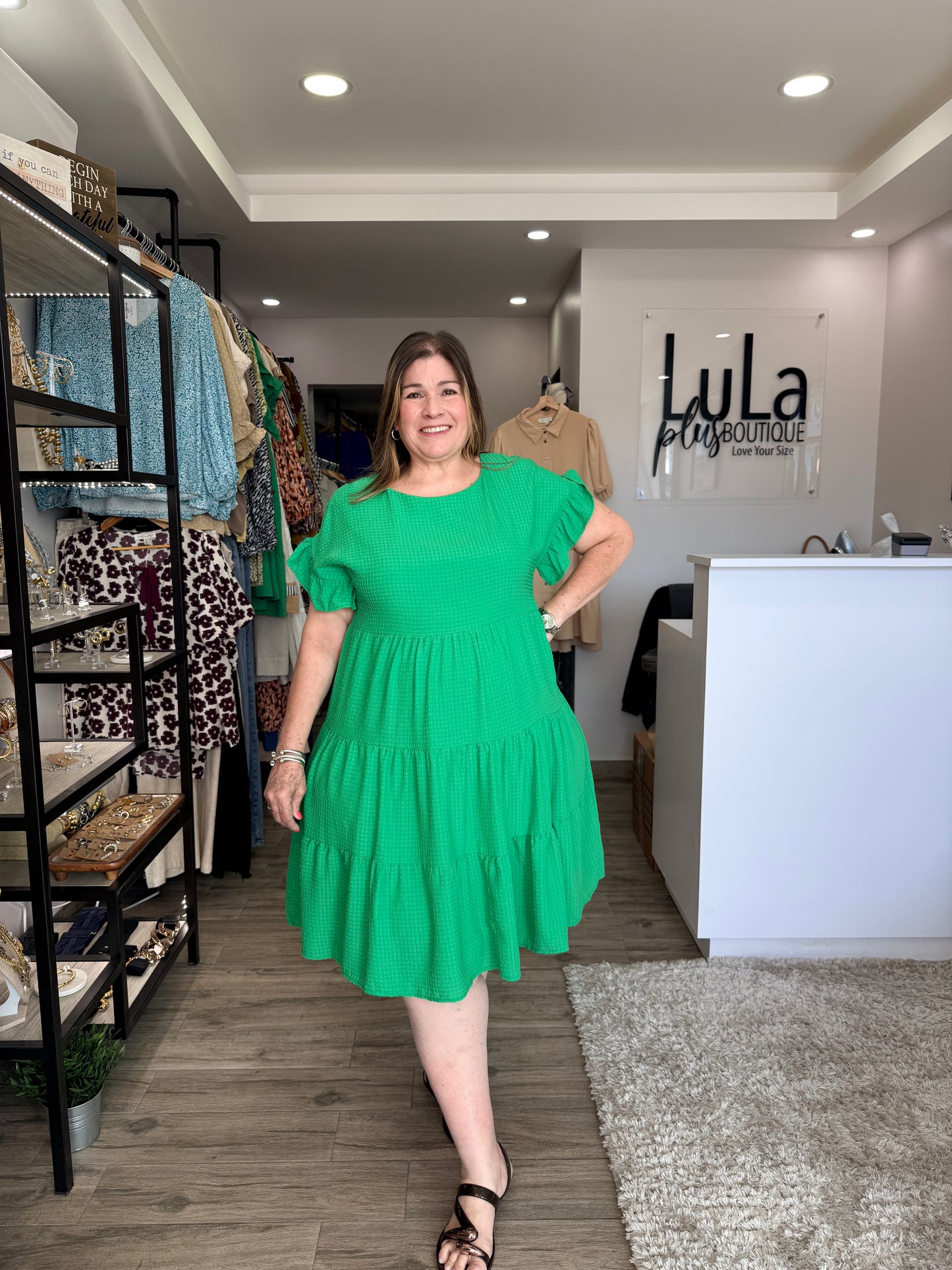 Kelly Green Dress