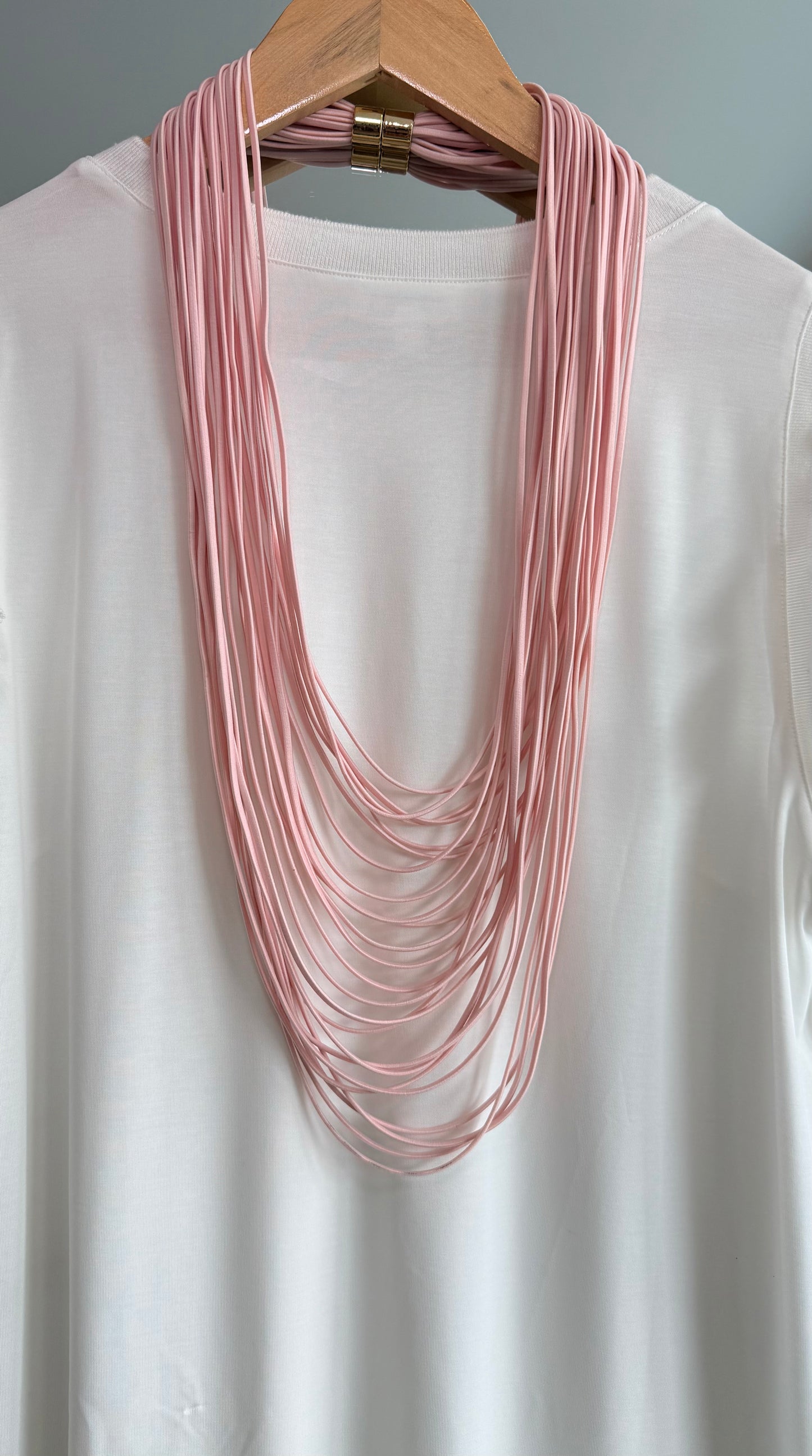 Liz Pink Long Necklace
