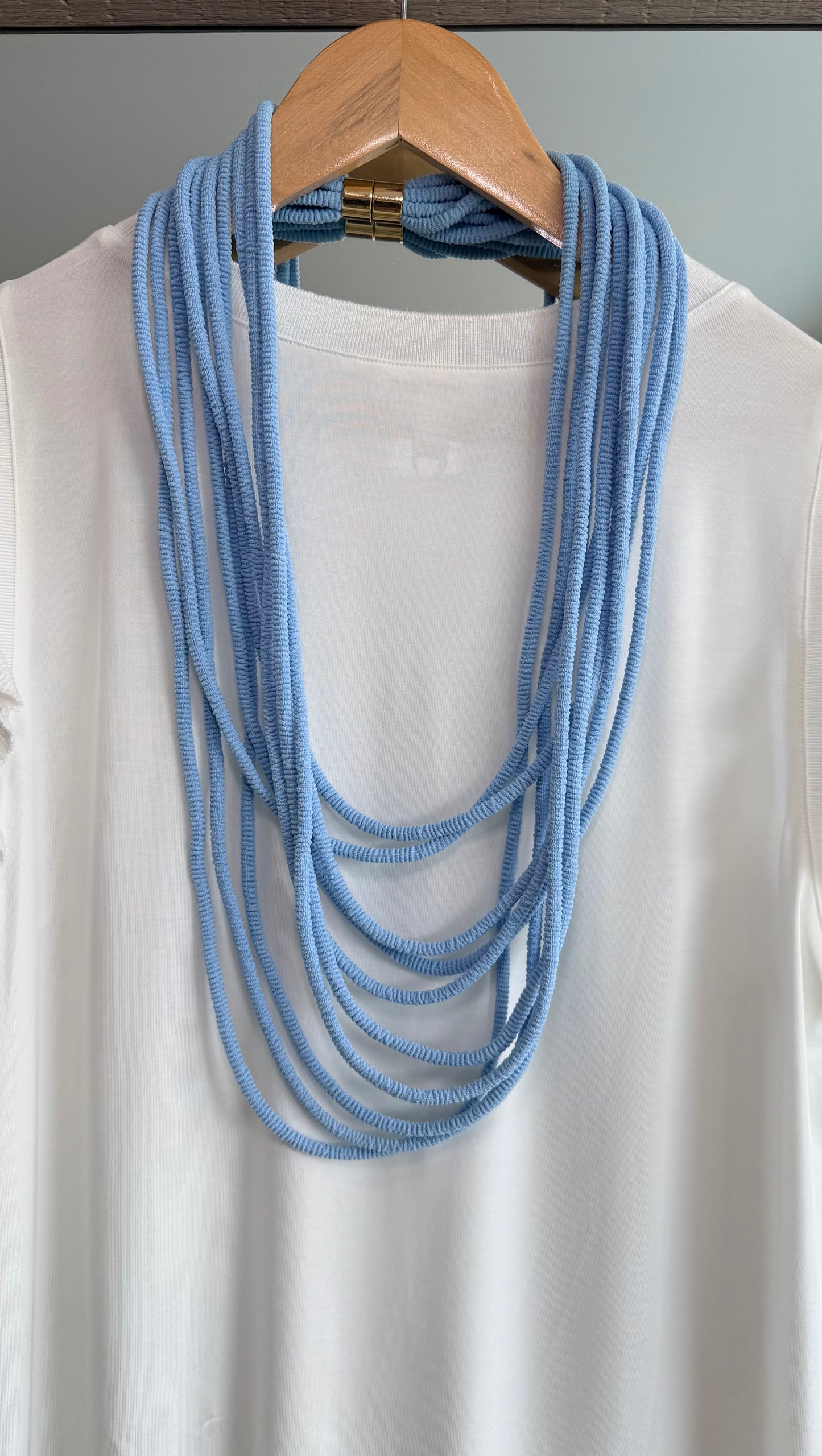 Liz Blue Long Necklace