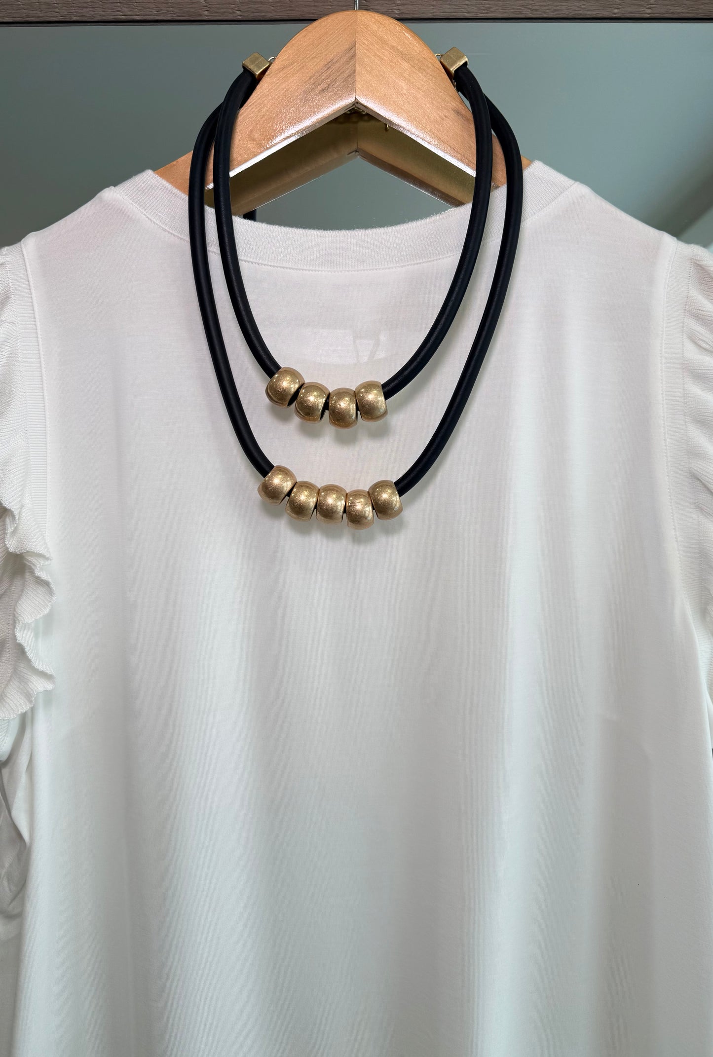 Gold Spheres Necklace