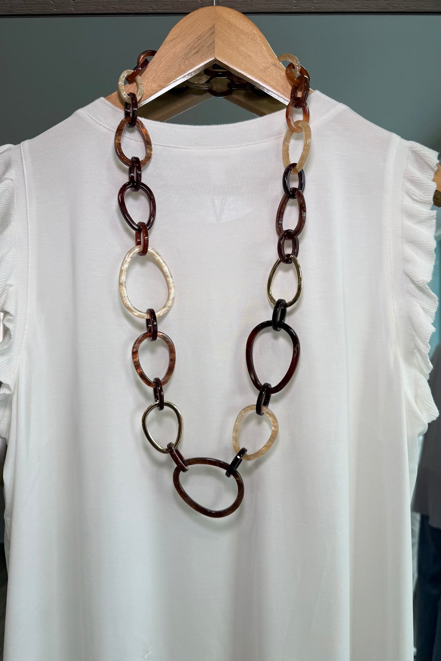 Browns Long Necklace Set
