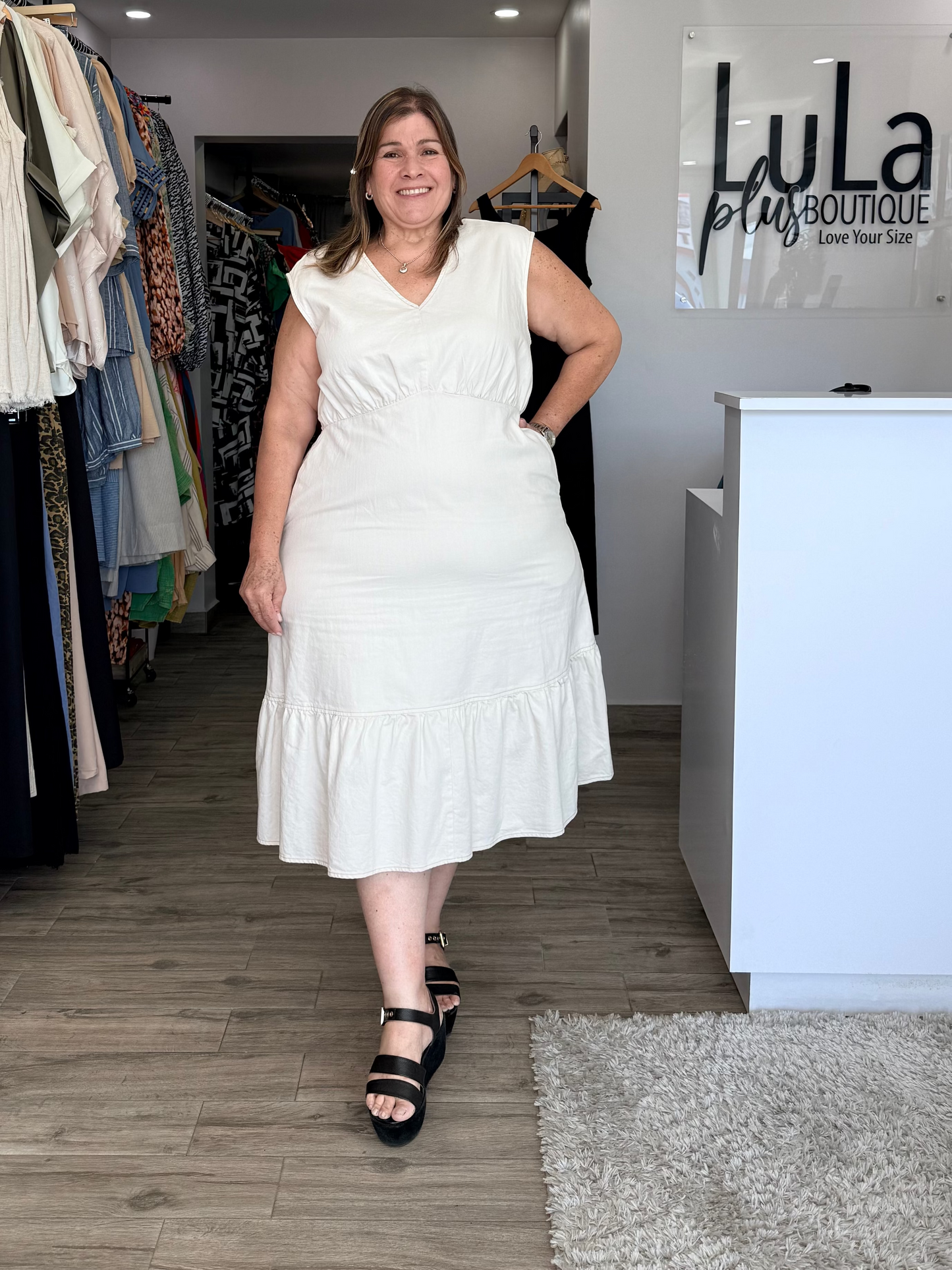Lima Beige Dress