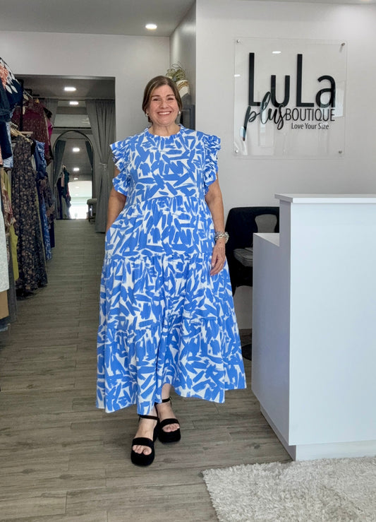Periwinkle Midi Dress