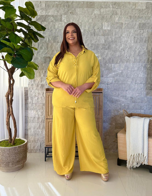 Joy Yellow Pant Set