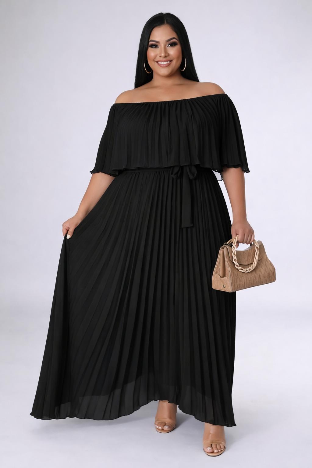 Amy Pleated Dress
