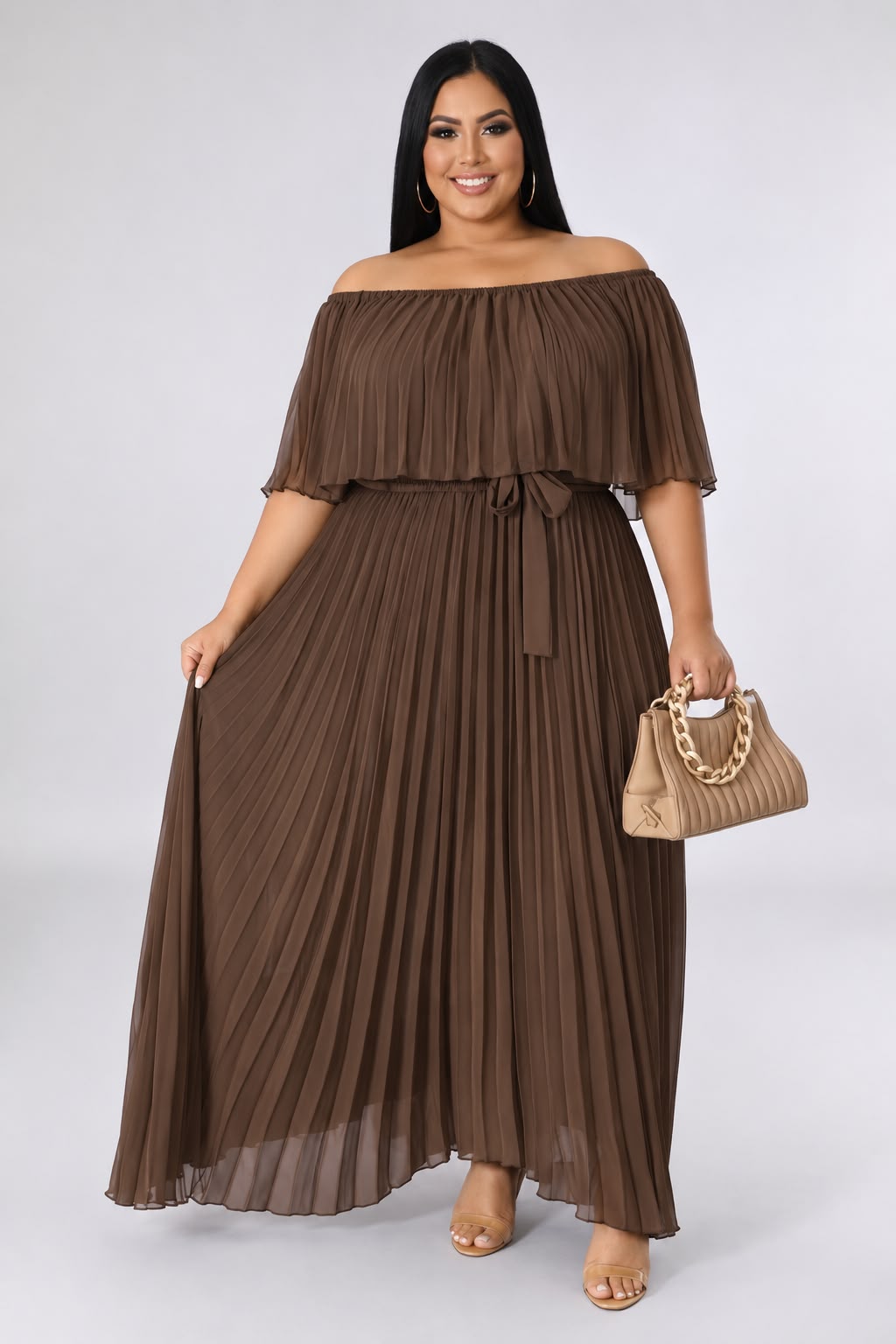 Amy Pleated Dress