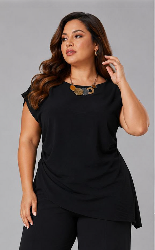 Sarah Asymmetric Blouse